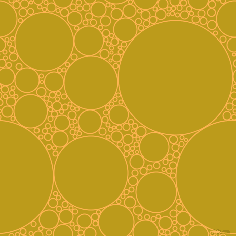 bubbles, circles, sponge, big, medium, small, 2 pixel line width, Koromiko and Buddha Gold circles bubbles sponge soap seamless tileable