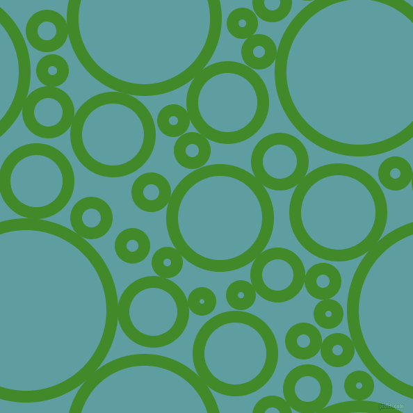 bubbles, circles, sponge, big, medium, small, 17 pixel line width, La Palma and Cadet Blue circles bubbles sponge soap seamless tileable
