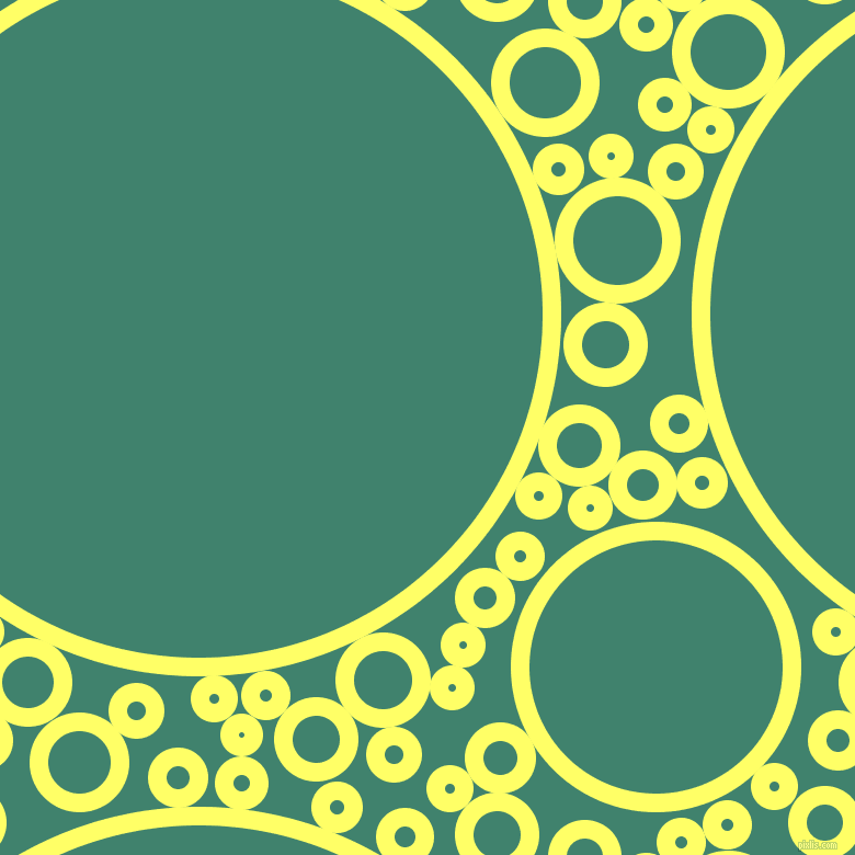 bubbles, circles, sponge, big, medium, small, 17 pixel line width, Laser Lemon and Viridian circles bubbles sponge soap seamless tileable