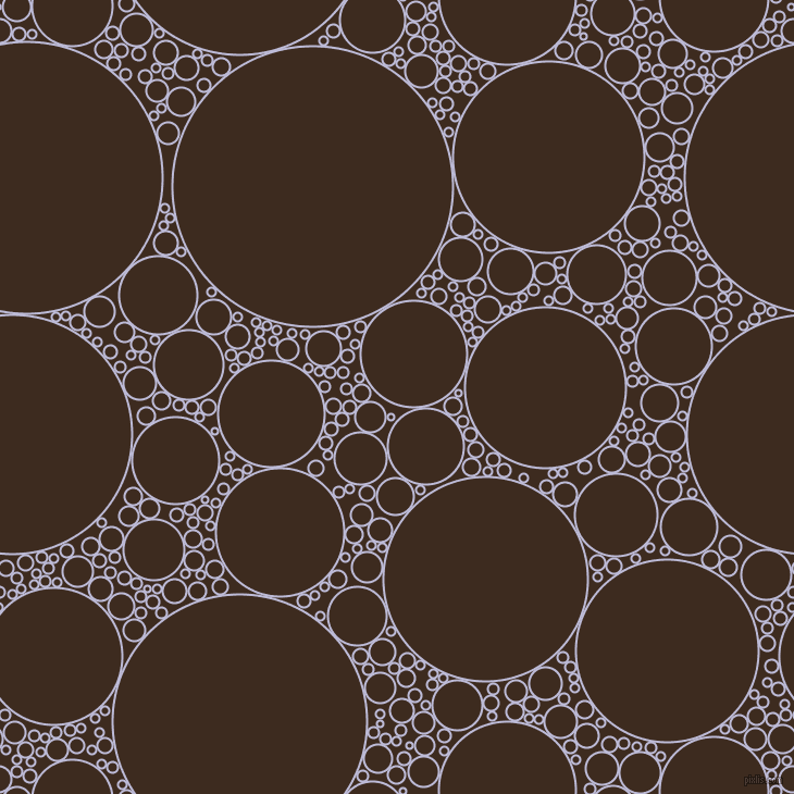 bubbles, circles, sponge, big, medium, small, 2 pixel line width, Lavender Grey and Bistre circles bubbles sponge soap seamless tileable