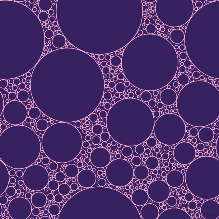 bubbles, circles, sponge, big, medium, small, 2 pixel line width, Lavender Pink and Christalle circles bubbles sponge soap seamless tileable