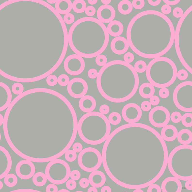 bubbles, circles, sponge, big, medium, small, 17 pixel line width, Lavender Pink and Silver Chalice circles bubbles sponge soap seamless tileable