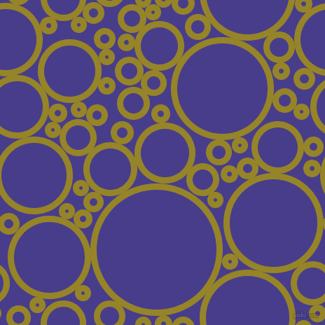bubbles, circles, sponge, big, medium, small, 9 pixel line width, Lemon Ginger and Dark Slate Blue circles bubbles sponge soap seamless tileable