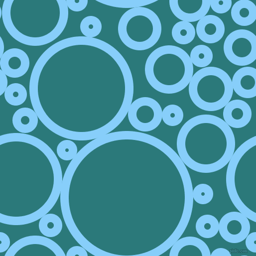 bubbles, circles, sponge, big, medium, small, 17 pixel line width, Light Sky Blue and Atoll circles bubbles sponge soap seamless tileable