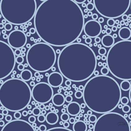 bubbles, circles, sponge, big, medium, small, 5 pixel line width, Light Steel Blue and Port Gore circles bubbles sponge soap seamless tileable