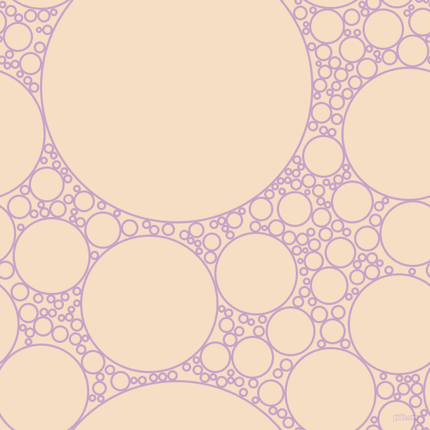 bubbles, circles, sponge, big, medium, small, 3 pixel line width, Lilac and Sazerac circles bubbles sponge soap seamless tileable