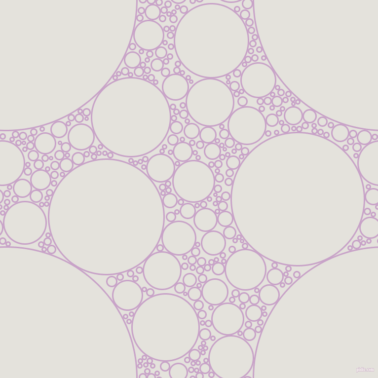 bubbles, circles, sponge, big, medium, small, 3 pixel line width, Lilac and Wan White circles bubbles sponge soap seamless tileable