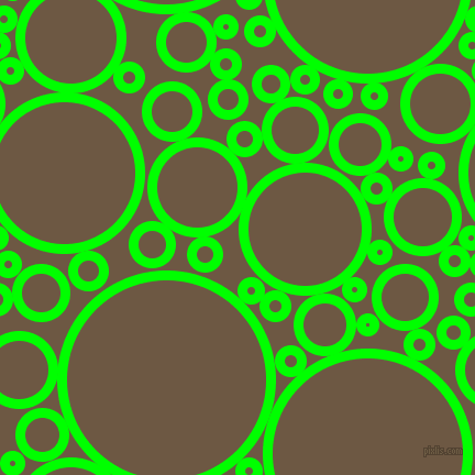 bubbles, circles, sponge, big, medium, small, 9 pixel line width, Lime and Tobacco Brown circles bubbles sponge soap seamless tileable