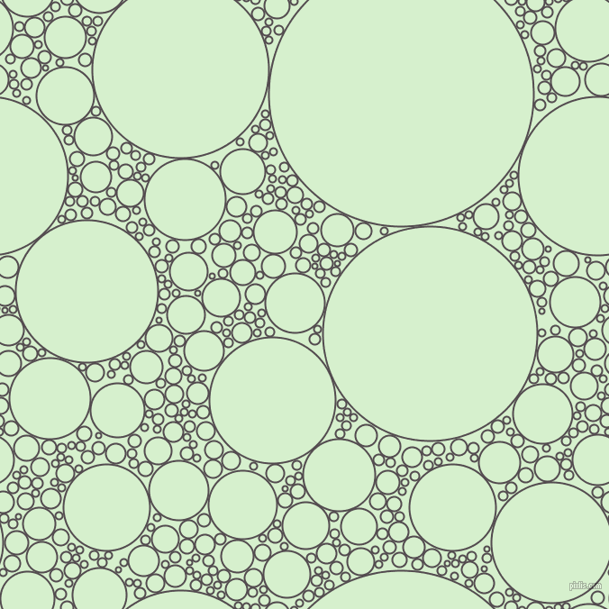 bubbles, circles, sponge, big, medium, small, 2 pixel line width, Liver and Snowy Mint circles bubbles sponge soap seamless tileable