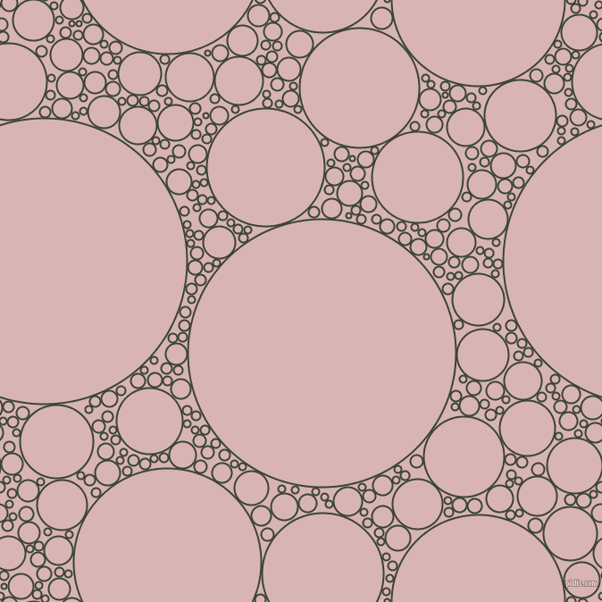 bubbles, circles, sponge, big, medium, small, 2 pixel line width, Mallard and Pink Flare circles bubbles sponge soap seamless tileable