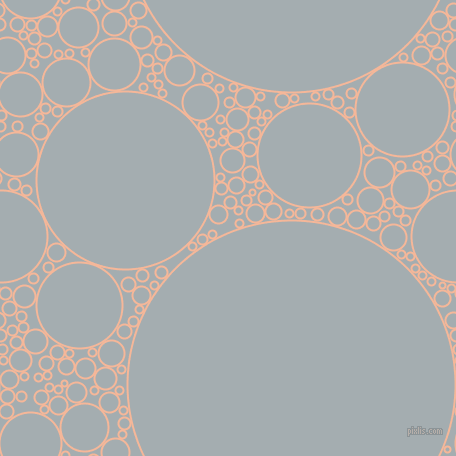 bubbles, circles, sponge, big, medium, small, 2 pixel line width, Mandys Pink and Gull Grey circles bubbles sponge soap seamless tileable