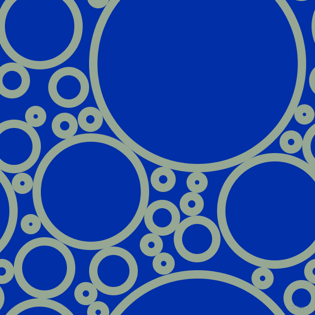 bubbles, circles, sponge, big, medium, small, 17 pixel line width, Mantle and International Klein Blue circles bubbles sponge soap seamless tileable