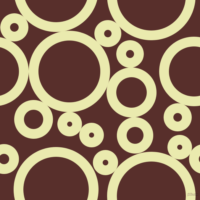 bubbles, circles, sponge, big, medium, small, 33 pixel line width, Medium Goldenrod and Moccaccino circles bubbles sponge soap seamless tileable