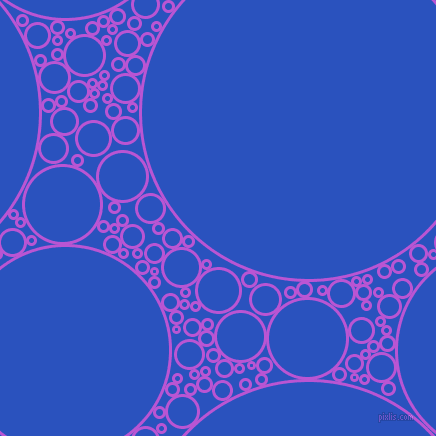 bubbles, circles, sponge, big, medium, small, 3 pixel line width, Medium Orchid and Cerulean Blue circles bubbles sponge soap seamless tileable