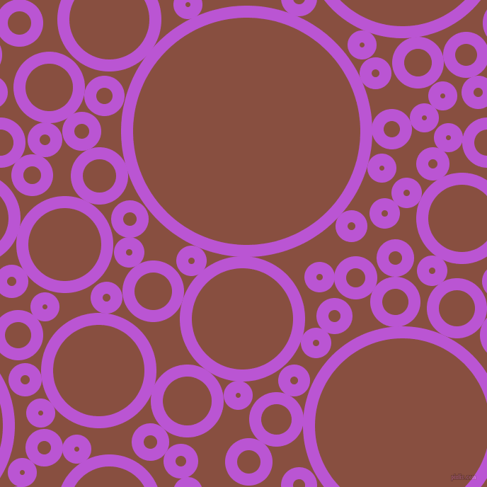 bubbles, circles, sponge, big, medium, small, 17 pixel line width, Medium Orchid and Mule Fawn circles bubbles sponge soap seamless tileable