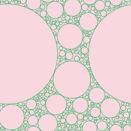 bubbles, circles, sponge, big, medium, small, 2 pixel line width, Medium Sea Green and Cherub circles bubbles sponge soap seamless tileable