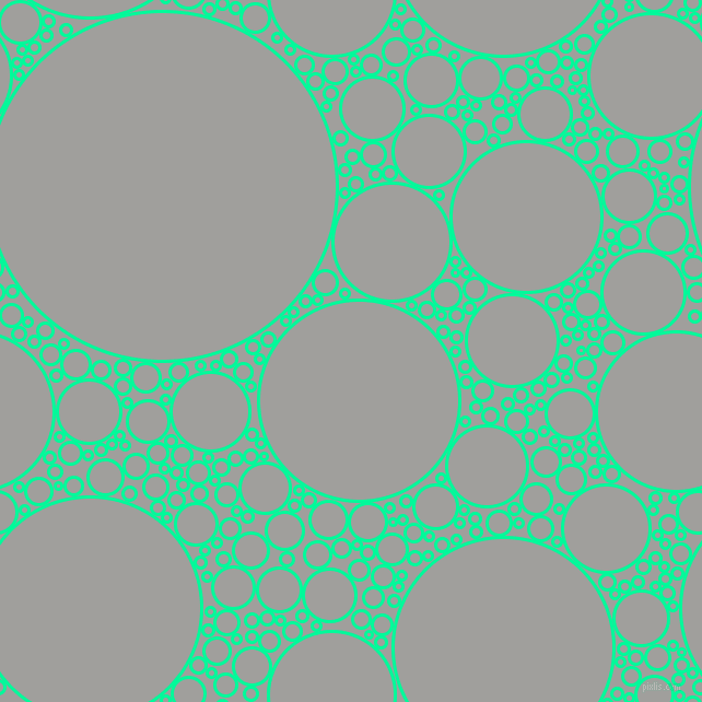 bubbles, circles, sponge, big, medium, small, 3 pixel line width, Medium Spring Green and Mountain Mist circles bubbles sponge soap seamless tileable
