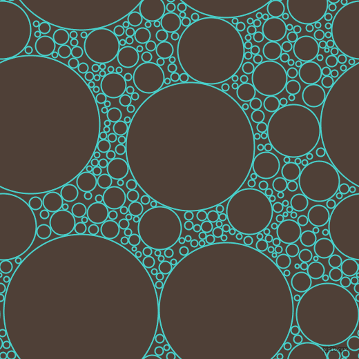 bubbles, circles, sponge, big, medium, small, 2 pixel line width, Medium Turquoise and Paco circles bubbles sponge soap seamless tileable