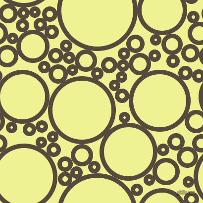 bubbles, circles, sponge, big, medium, small, 9 pixel line width, Metallic Bronze and Jonquil circles bubbles sponge soap seamless tileable