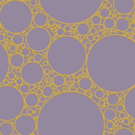 bubbles, circles, sponge, big, medium, small, 3 pixel line width, Metallic Gold and Amethyst Smoke circles bubbles sponge soap seamless tileable