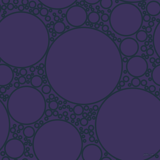 bubbles, circles, sponge, big, medium, small, 5 pixel line width, Midnight and Jacarta circles bubbles sponge soap seamless tileable