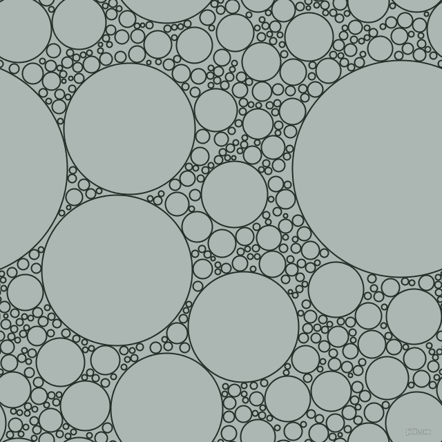 bubbles, circles, sponge, big, medium, small, 2 pixel line width, Midnight Moss and Periglacial Blue circles bubbles sponge soap seamless tileable