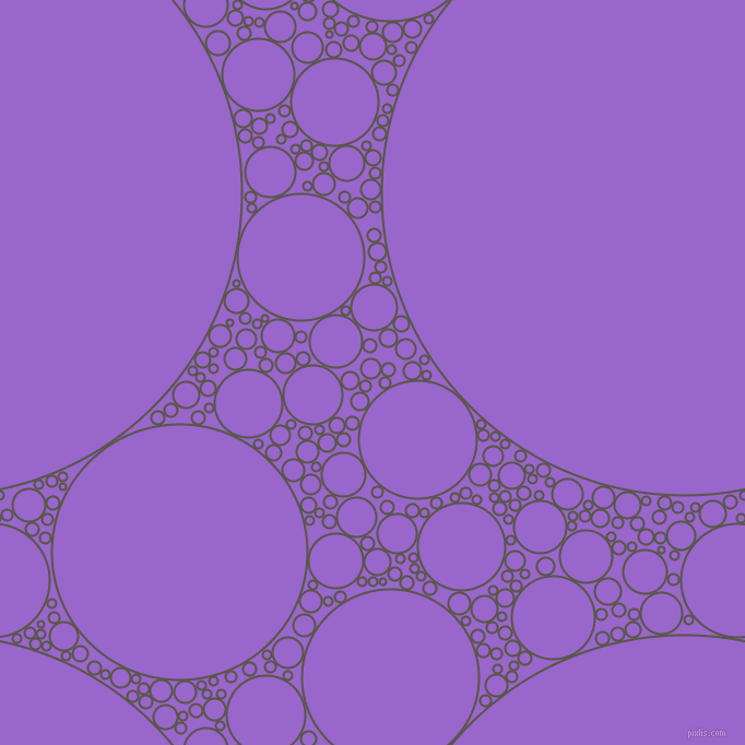 bubbles, circles, sponge, big, medium, small, 2 pixel line width, Millbrook and Amethyst circles bubbles sponge soap seamless tileable