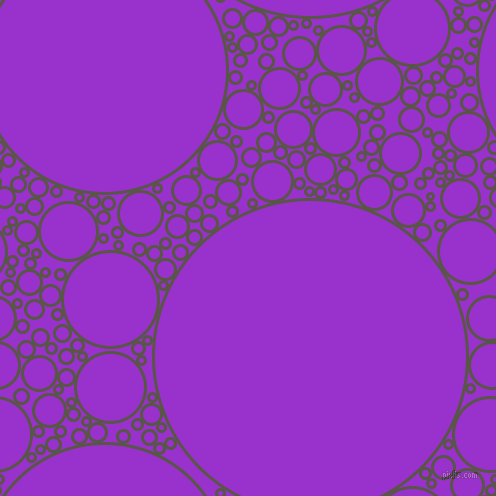 bubbles, circles, sponge, big, medium, small, 3 pixel line width, Millbrook and Dark Orchid circles bubbles sponge soap seamless tileable