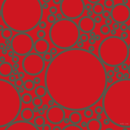 bubbles, circles, sponge, big, medium, small, 9 pixel line width, Millbrook and Fire Engine Red circles bubbles sponge soap seamless tileable