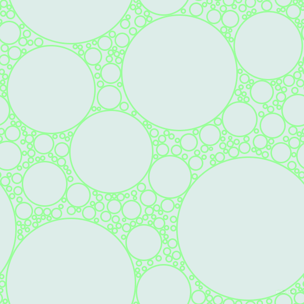bubbles, circles, sponge, big, medium, small, 3 pixel line width, Mint Green and Tranquil circles bubbles sponge soap seamless tileable