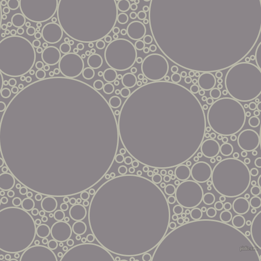 bubbles, circles, sponge, big, medium, small, 3 pixel line width, Mist Grey and Taupe Grey circles bubbles sponge soap seamless tileable