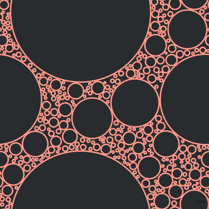 bubbles, circles, sponge, big, medium, small, 5 pixel line width, Mona Lisa and Bunker circles bubbles sponge soap seamless tileable