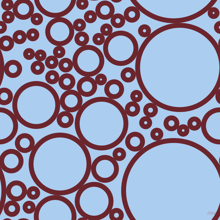 bubbles, circles, sponge, big, medium, small, 17 pixel line width, Monarch and Pale Cornflower Blue circles bubbles sponge soap seamless tileable