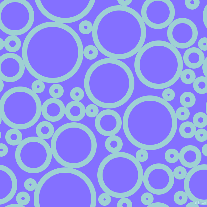 bubbles, circles, sponge, big, medium, small, 17 pixel line widthMorning Glory and Light Slate Blue circles bubbles sponge soap seamless tileable