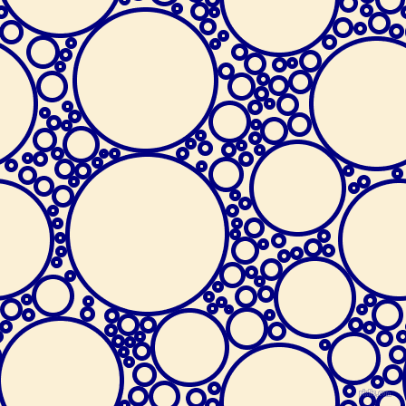 bubbles, circles, sponge, big, medium, small, 5 pixel line width, Navy and Half Dutch White circles bubbles sponge soap seamless tileable