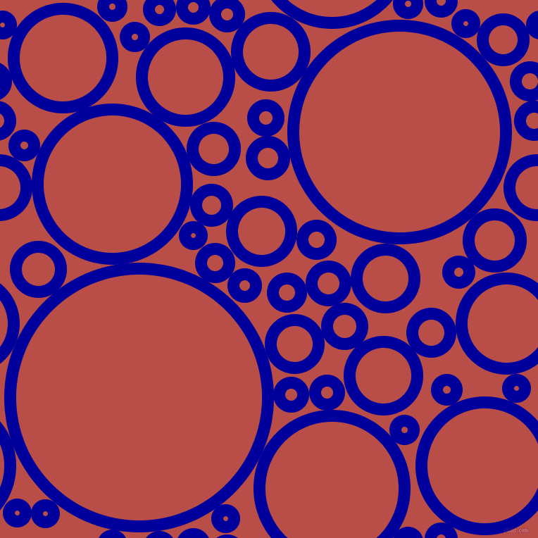 bubbles, circles, sponge, big, medium, small, 17 pixel line width, New Midnight Blue and Chestnut circles bubbles sponge soap seamless tileable
