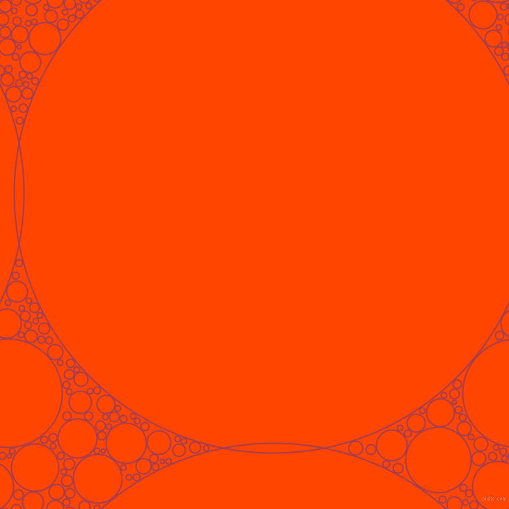 bubbles, circles, sponge, big, medium, small, 2 pixel line width, Night Shadz and Orange Red circles bubbles sponge soap seamless tileable