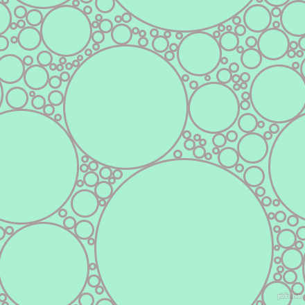 bubbles, circles, sponge, big, medium, small, 3 pixel line width, Nobel and Magic Mint circles bubbles sponge soap seamless tileable