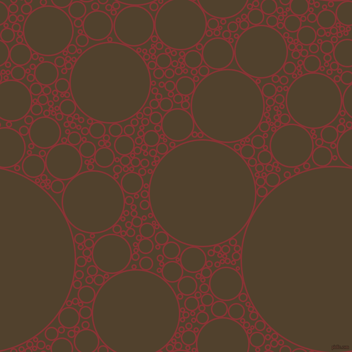 bubbles, circles, sponge, big, medium, small, 3 pixel line width, Old Brick and Deep Bronze circles bubbles sponge soap seamless tileable