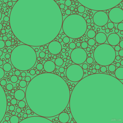 bubbles, circles, sponge, big, medium, small, 2 pixel line width, Old Copper and Emerald circles bubbles sponge soap seamless tileable