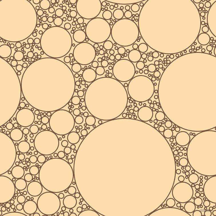 bubbles, circles, sponge, big, medium, small, 3 pixel line widthOld Copper and Navajo White circles bubbles sponge soap seamless tileable