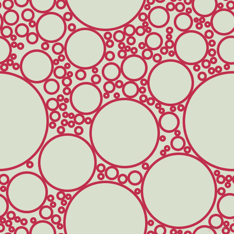 bubbles, circles, sponge, big, medium, small, 5 pixel line width, Old Rose and Gin circles bubbles sponge soap seamless tileable