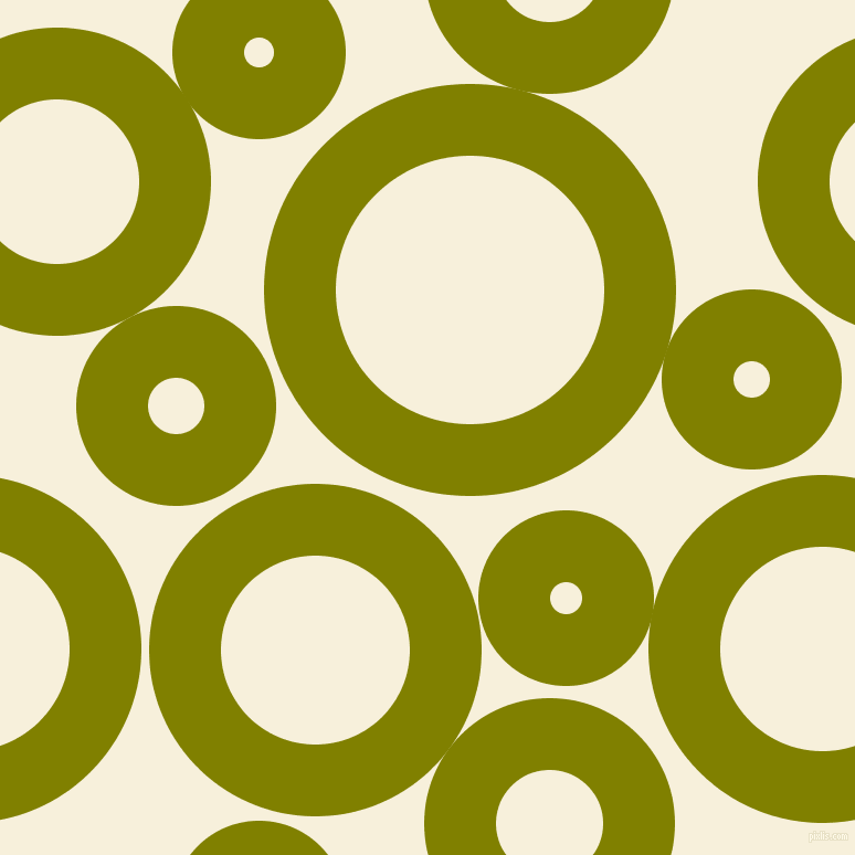 bubbles, circles, sponge, big, medium, small, 65 pixel line width, Olive and Apricot White circles bubbles sponge soap seamless tileable
