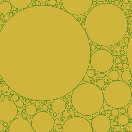 bubbles, circles, sponge, big, medium, small, 2 pixel line width, Olive Drab and Old Gold circles bubbles sponge soap seamless tileable