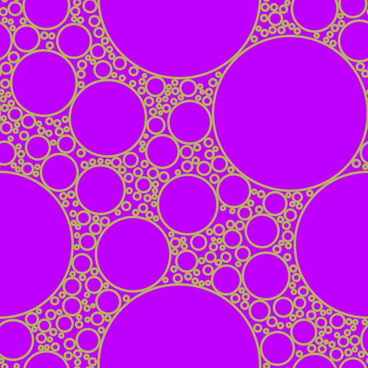 bubbles, circles, sponge, big, medium, small, 5 pixel line width, Olive Green and Electric Purple circles bubbles sponge soap seamless tileable