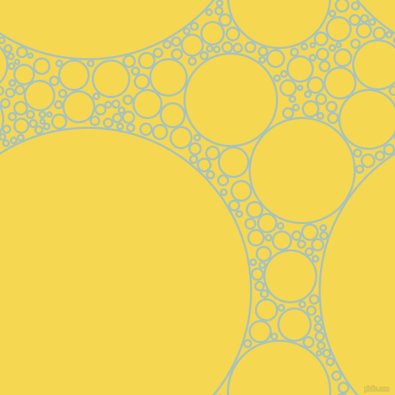 bubbles, circles, sponge, big, medium, small, 3 pixel line width, Opal and Energy Yellow circles bubbles sponge soap seamless tileable
