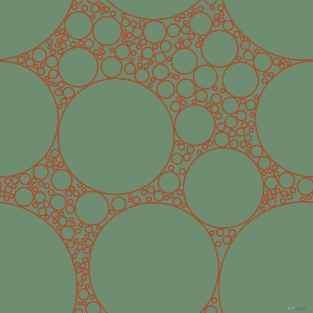 bubbles, circles, sponge, big, medium, small, 3 pixel line width, Orange Roughy and Laurel circles bubbles sponge soap seamless tileable