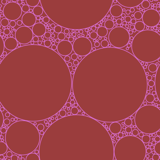 bubbles, circles, sponge, big, medium, small, 2 pixel line width, Orchid and Mexican Red circles bubbles sponge soap seamless tileable