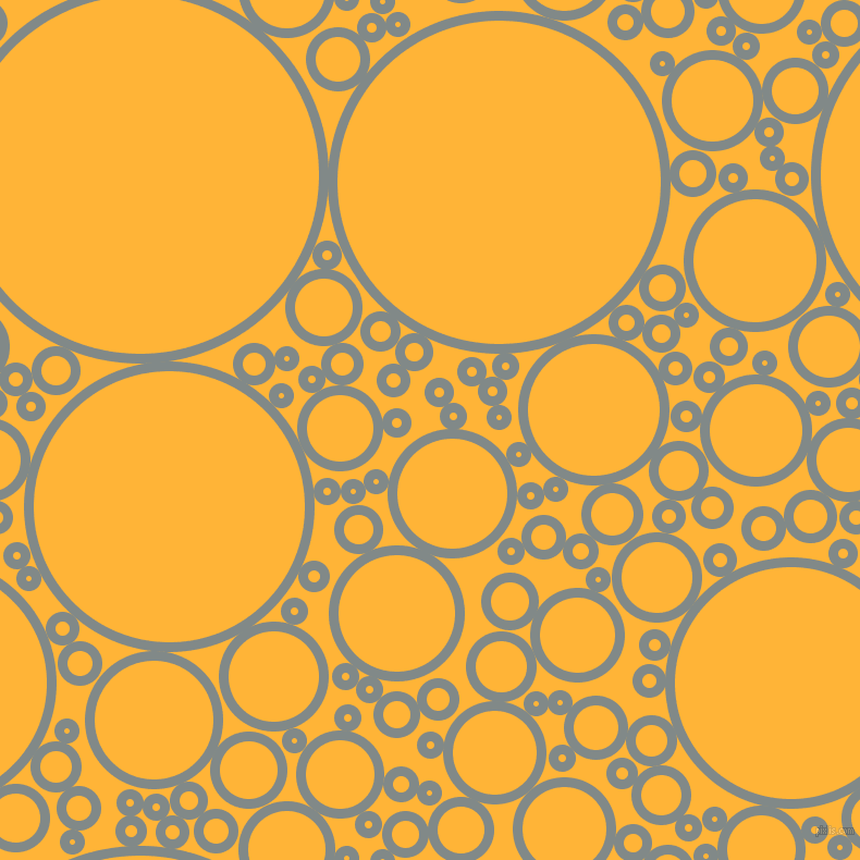 bubbles, circles, sponge, big, medium, small, 9 pixel line width, Oslo Grey and Supernova circles bubbles sponge soap seamless tileable