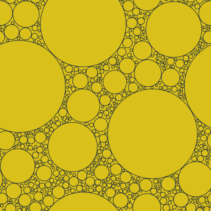 bubbles, circles, sponge, big, medium, small, 2 pixel line width, Outer Space and Sunflower circles bubbles sponge soap seamless tileable
